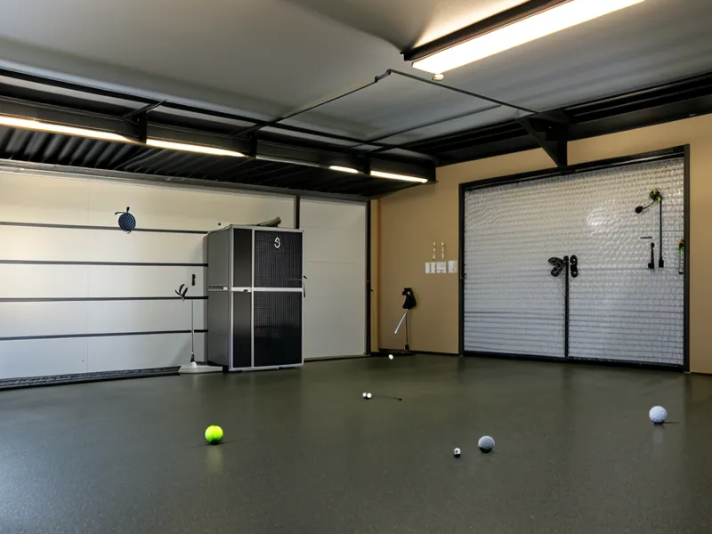 Best Lighting for SkyTrak Golf Simulator in a Dark Garage