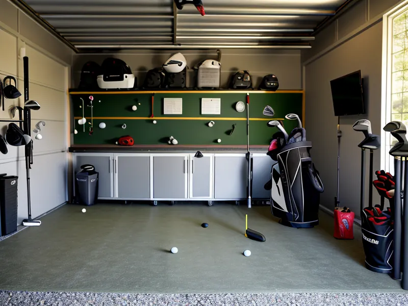 Golf Sim Accessories for a Better Garage Practice Experience