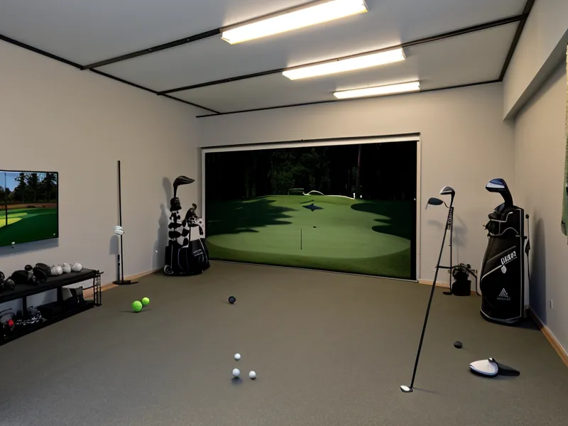 How to Mount a Golf Simulator Projector in a Low Ceiling Garage