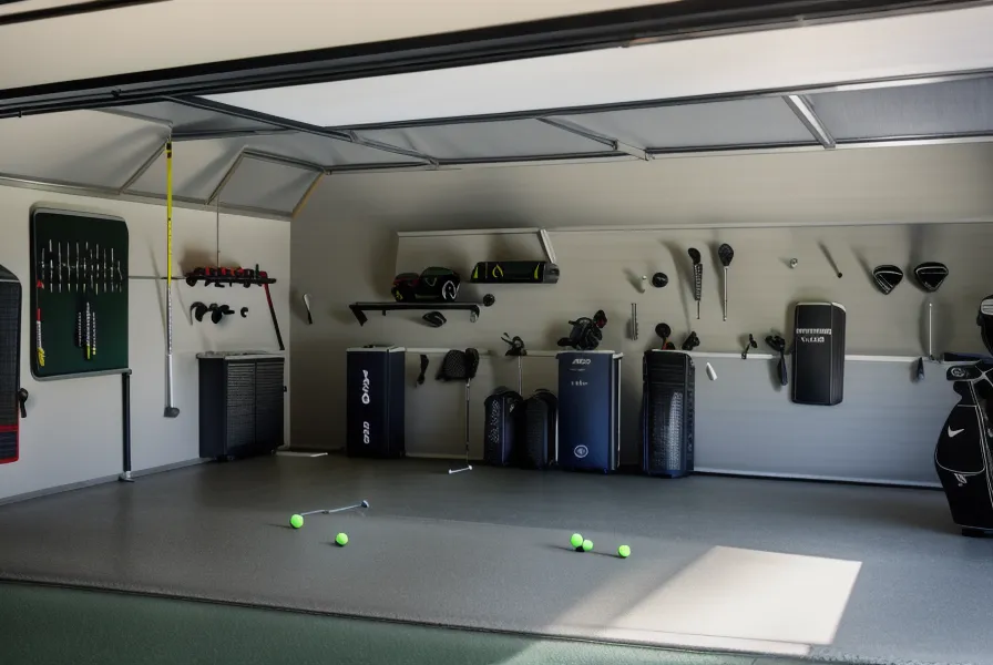 Close-up detail of a heavy-duty polyester impact screen for a golf simulator