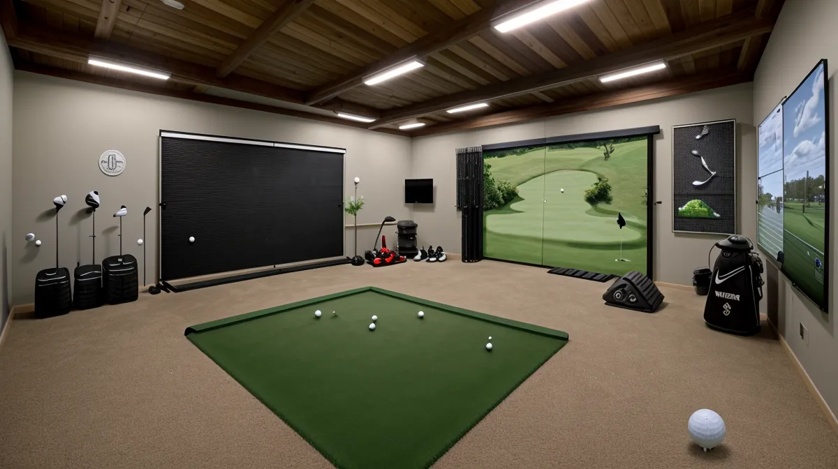 Top Golf Simulator Shank Nets for Protecting Your Garage Walls